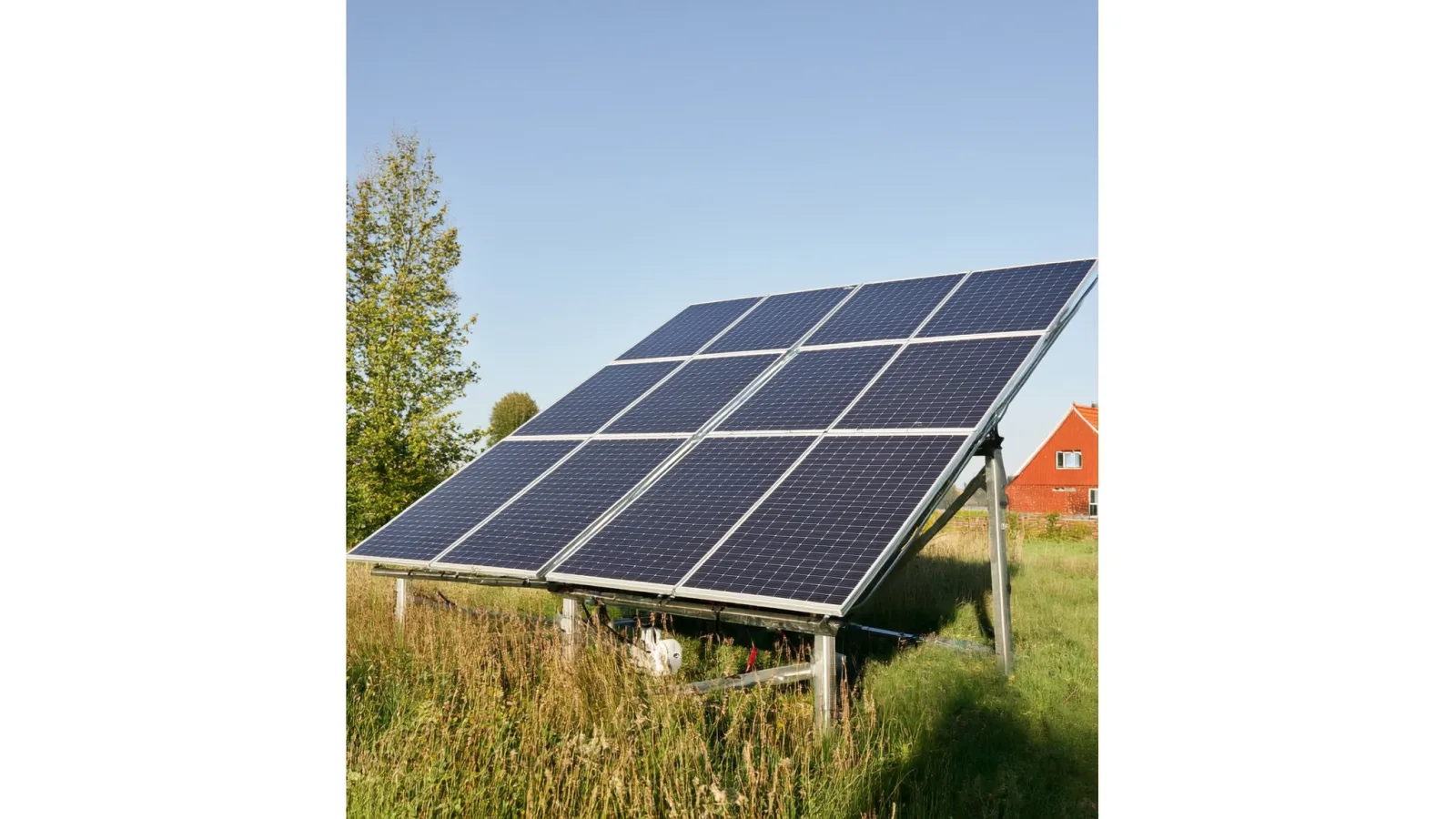 Noodstroom aggregaat op zonnepanelen omvormer: